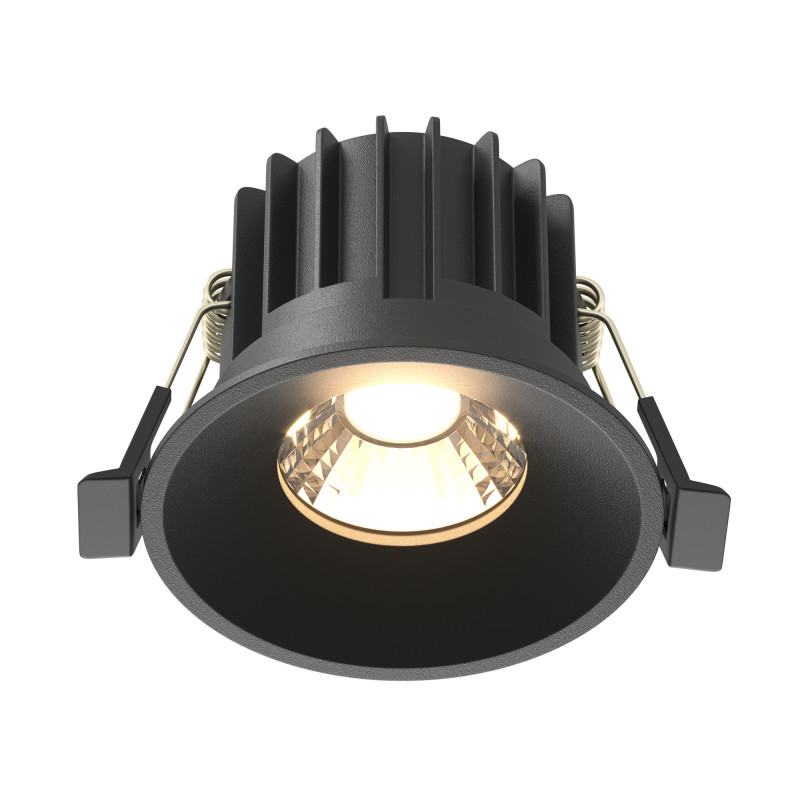 Встраиваемый точечный светильник Maytoni Technical ROUND DL058-12W3K-B