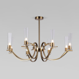 Люстра на штанге Eurosvet Rosher 60141/8 латунь