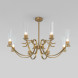 Люстра на штанге Eurosvet Rosher 60141/8 латунь