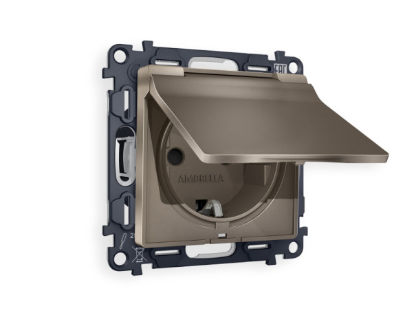 Розетка Ambrella Volt MA638010 ALFA QUANT