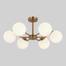 Люстра на штанге Eurosvet Frost 70154/6 латунь