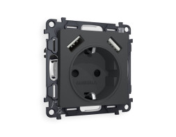 Розетка Ambrella Volt MA909010 ALFA QUANT