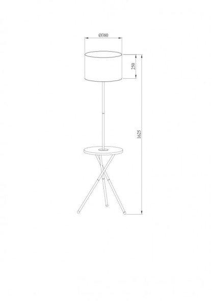 Торшер ARTE Lamp Combo A2070PN-1BK
