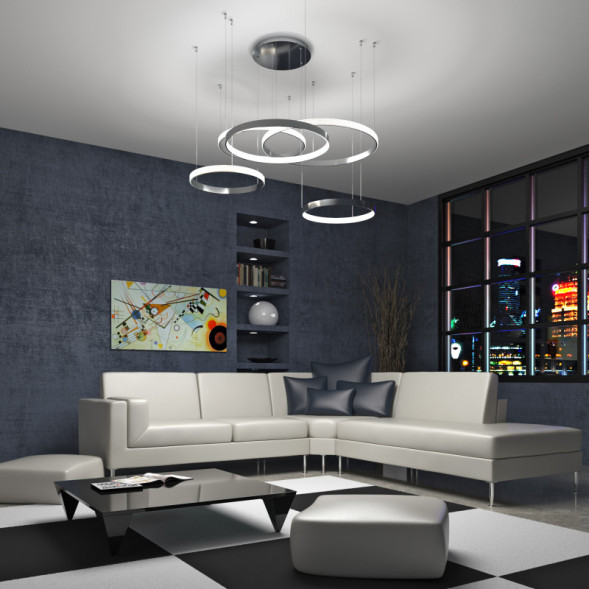 Подвесная люстра Eurosvet Smart Posh 90275/5 хром Smart