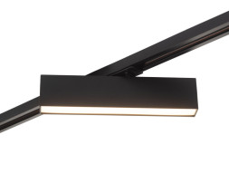 Светодиодный трековый светильник Denkirs SOLID Hals DK6430-BK