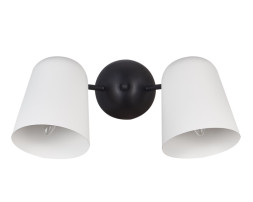 Бра Crystal Lux ENRIQUE ENRIQUE AP2 BLACK/WHITE