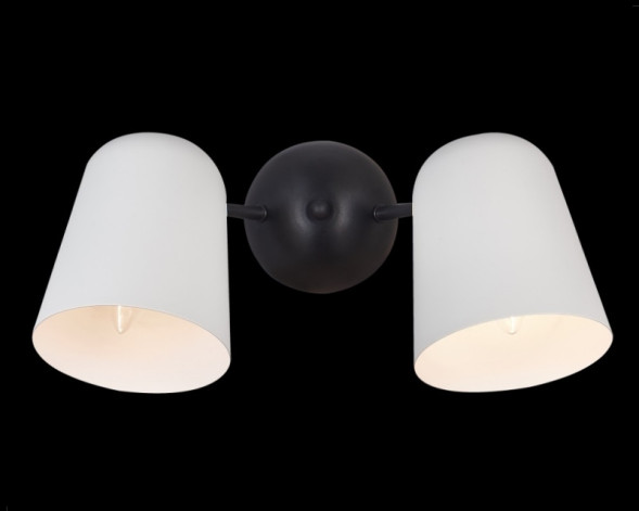 Бра Crystal Lux ENRIQUE ENRIQUE AP2 BLACK/WHITE