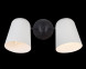 Бра Crystal Lux ENRIQUE ENRIQUE AP2 BLACK/WHITE