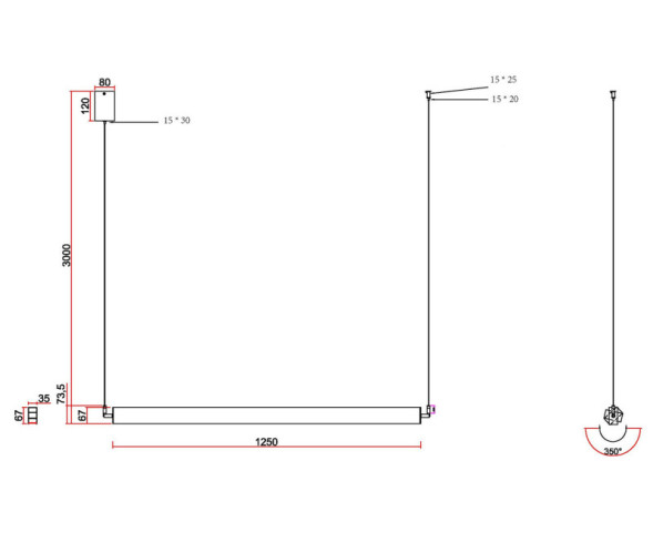 Подвесной светильник Kink Light 08208-125,19