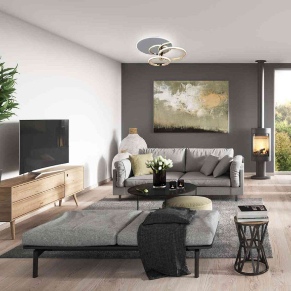 Потолочная люстра Escada CONTOUR 10213/2LED BL Chrome