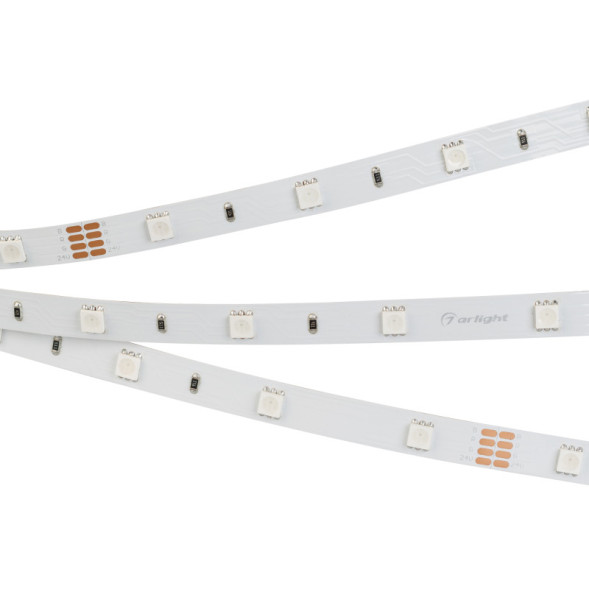 Лента Arlight RT-B30-10mm 5060 022066(2) 36W 24V 1200lm RGB IP20