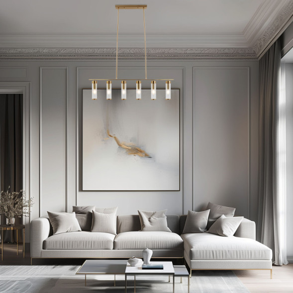 Подвесной светильник Eurosvet 60166 латунь Oriens