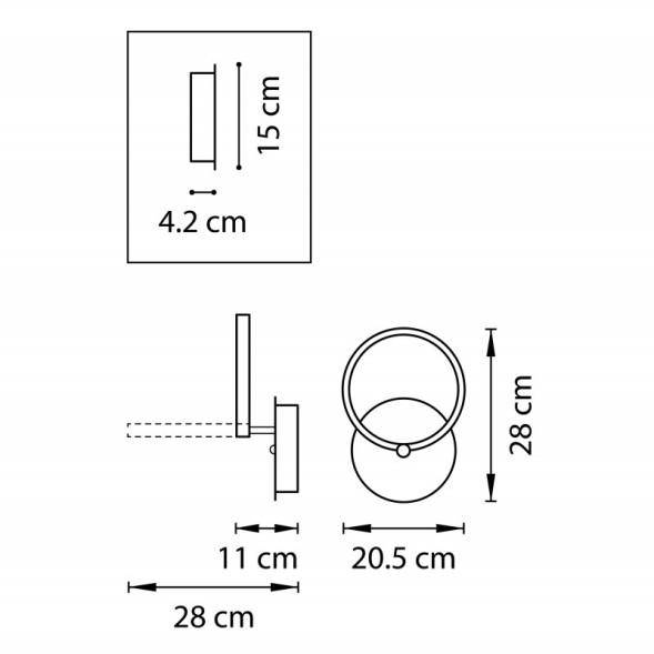 Бра Lightstar Breve 749614