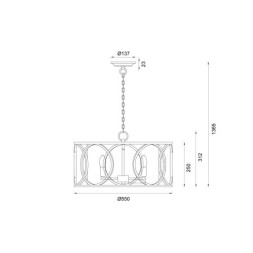 Подвесная люстра Vele Luce Beatrice VL4224P05