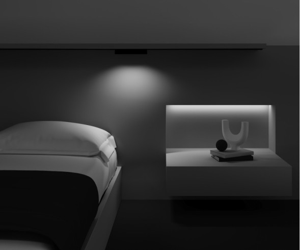 Магнитный трековый светильник Maytoni Technical Basis Grid TR084-1-12W3K-B