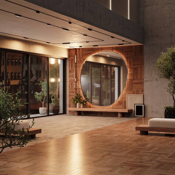 Магнитный трековый светильник Maytoni Technical Basis Grid TR084-1-12W3K-B