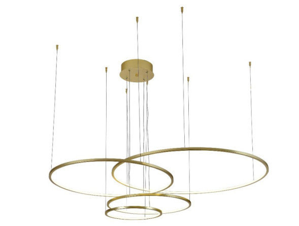 Каскадная люстра Newport 15104N/S mat.gold