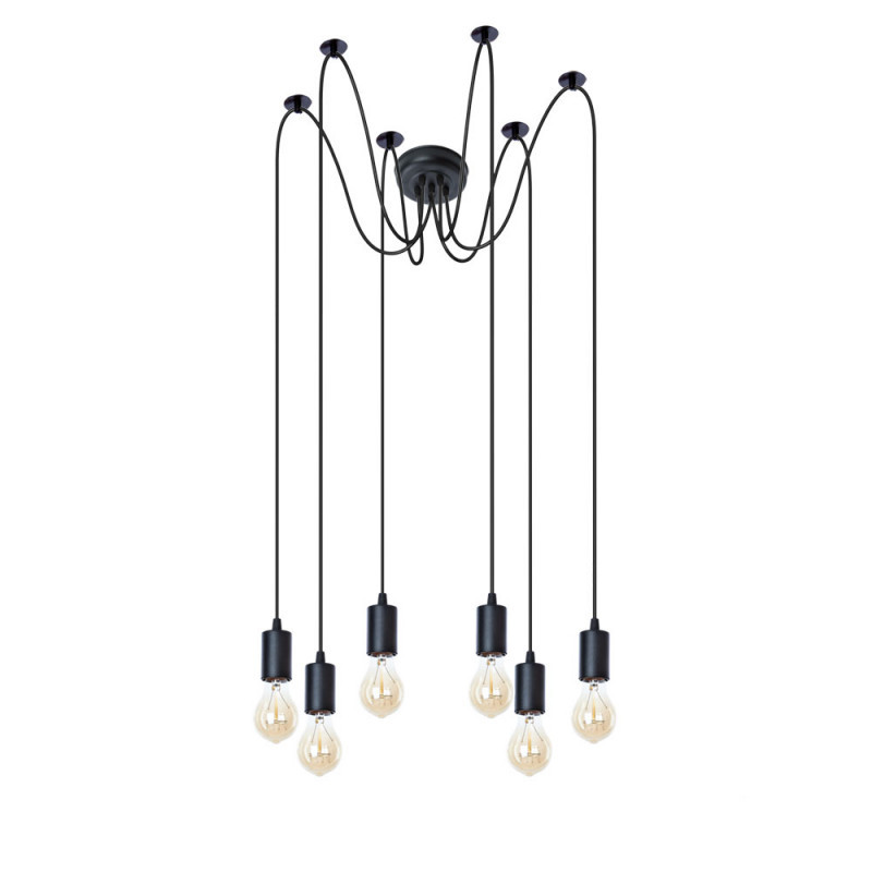 Подвесная люстра ARTE Lamp BENDER A4322SP-6BK