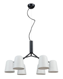 Подвесная люстра Crystal Lux ENRIQUE ENRIQUE SP6 BLACK/WHITE