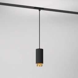 Трековый светильник Elektrostandard Nubis GU10 чёрный/золото (85021/01) однофазный