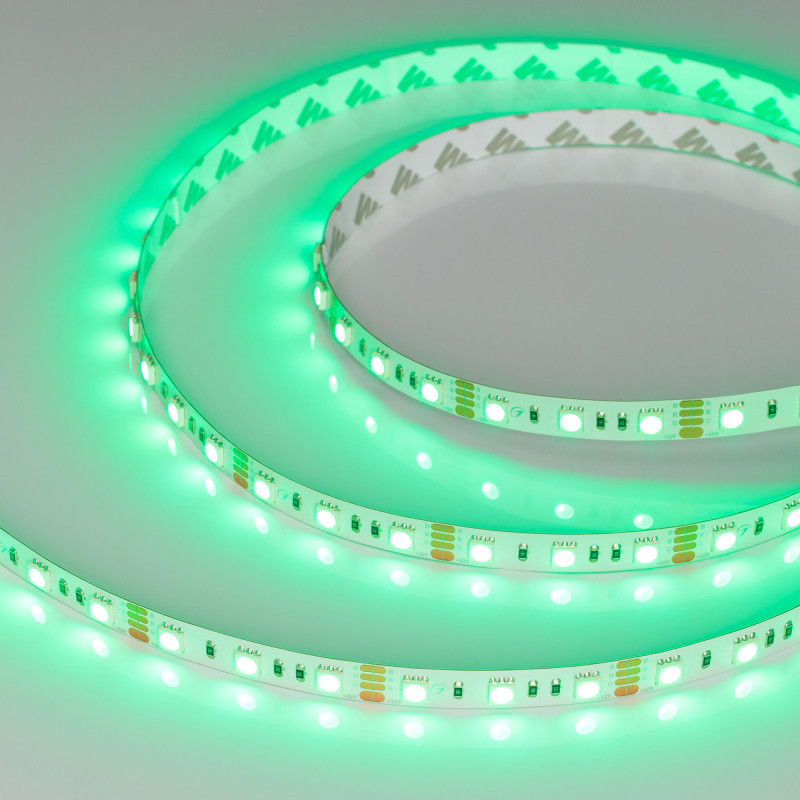 Лента Arlight RT-B60-10mm 5060 012340(2) 72W 12V 2400lm RGB IP20