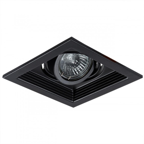 Встраиваемый точечный светильник ARTE Lamp CANIS A6661PL-1BK