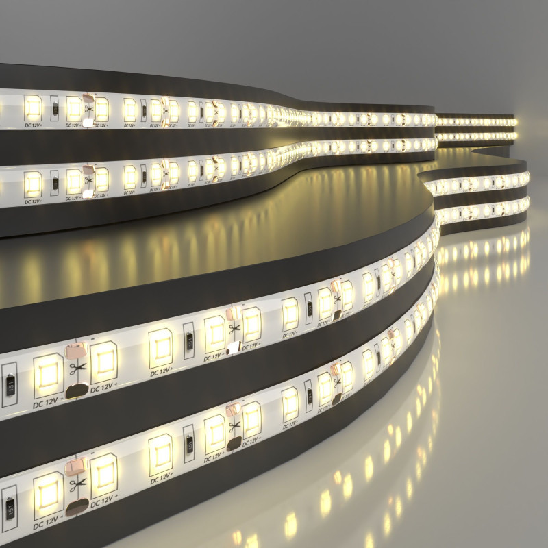 Лента Elektrostandard 2835 12V 120Led 9,6W IP65 / теплый белый 0W 12V белый (теплый) IP65
