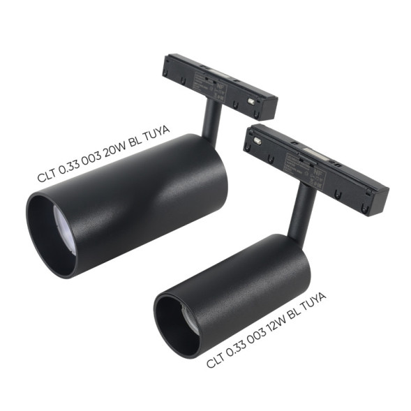 Магнитный трековый светильник Crystal Lux Crystal Lux магнитный SPACE черный CLT 0.33 003 12W BL TUYA