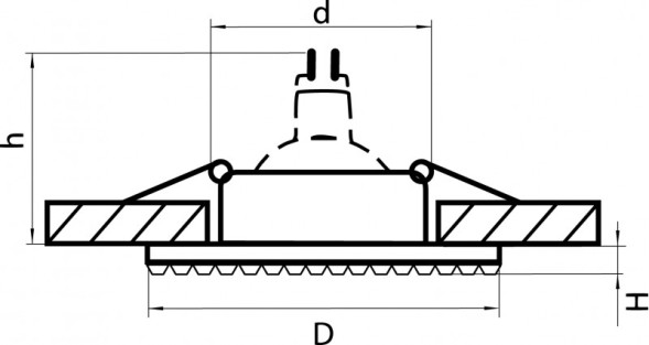 Встраиваемый точечный светильник Lightstar Mirade 011914