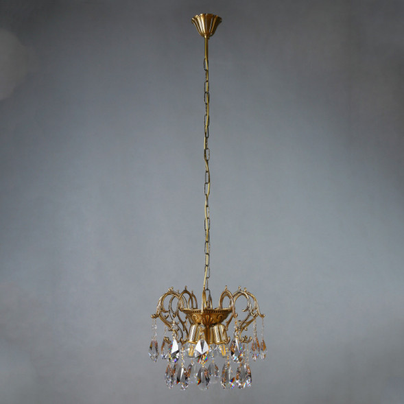 Подвесная люстра AMBIENTE by BRIZZI ALICANTE 8888/3 CL AB Tear Drop