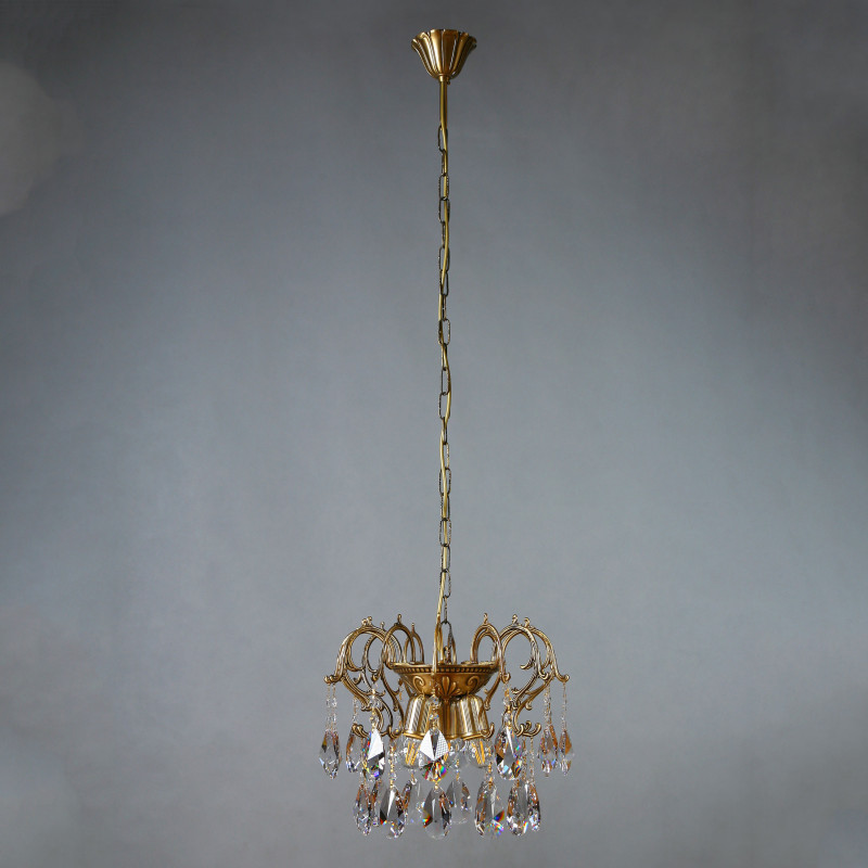 Подвесная люстра AMBIENTE by BRIZZI ALICANTE 8888/3 CL AB Tear Drop