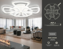 Потолочный светильник Ambrella Light ACRYLICA FA4515