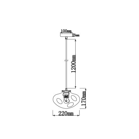 Подвесной светильник Vele Luce Alieno 255 VL5352P11