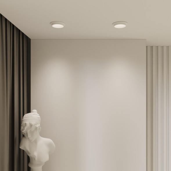 Встраиваемый точечный светильник Elektrostandard 25007/01 GU10 белый