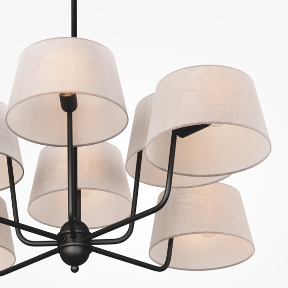 Люстра на штанге Maytoni MOD360PL-08B Modesto