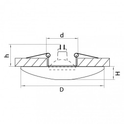 Встраиваемый точечный светильник Lightstar Ceramo 042122