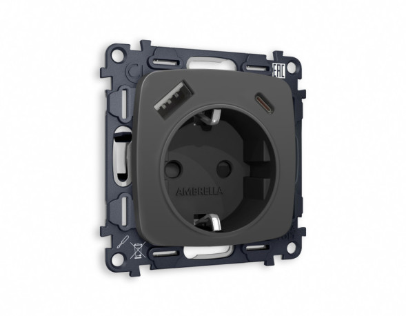Розетка Ambrella Volt MO910010 OMEGA QUANT