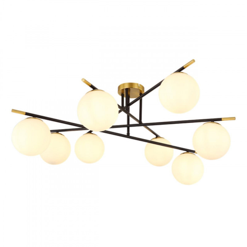 Люстра на штанге ARTE Lamp Alcor A2224PL-8BK