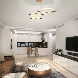 Подвесная люстра Eurosvet POSH 90275/3 медный Smart