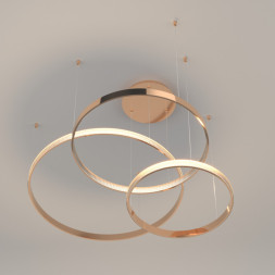 Подвесная люстра Eurosvet POSH 90275/3 медный Smart