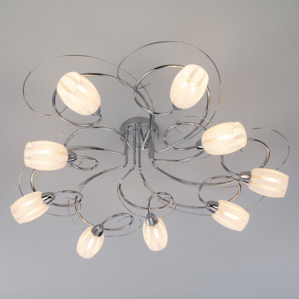 Люстра на штанге Eurosvet Luara 70040/9 хром