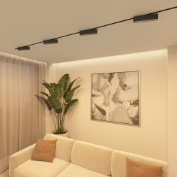 Светодиодный трековый светильник Denkirs Edder DK6434-BK