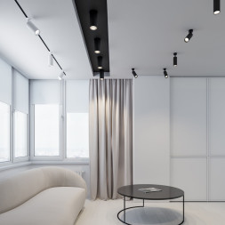 Трековый светильник Elektrostandard Diffe белый 15W 4200K (85166/01) однофазный