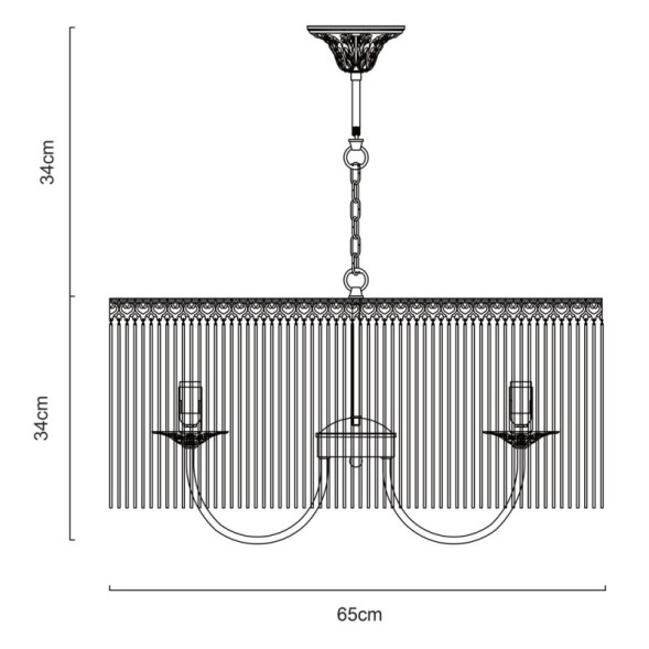 Подвесная люстра ARTE Lamp SUSANNA A9446SP-6WG