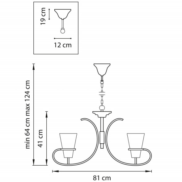 Подвесная люстра Lightstar Fiacolla 733067