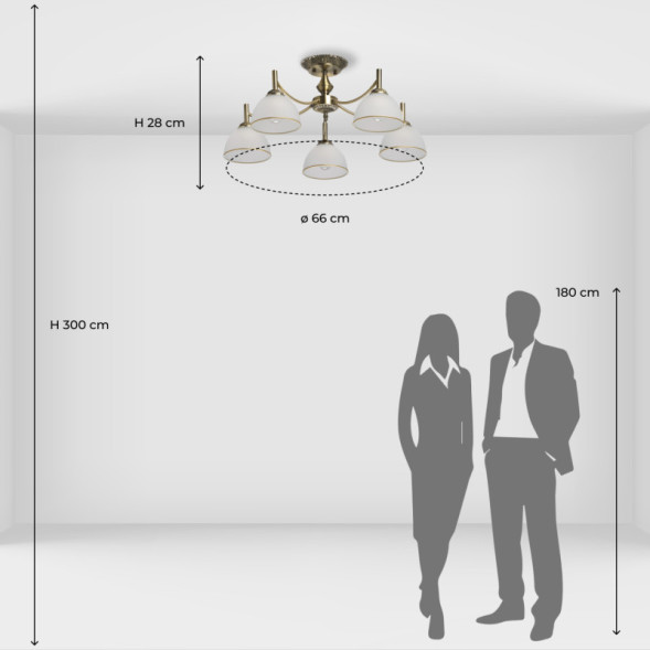 Потолочная люстра MW-Light Olimp 318015605