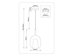 Подвесной светильник Ambrella Light LH11125 HIGH LIGHT