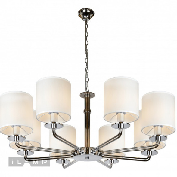 Подвесная люстра iLamp JOY RM003/8CR
