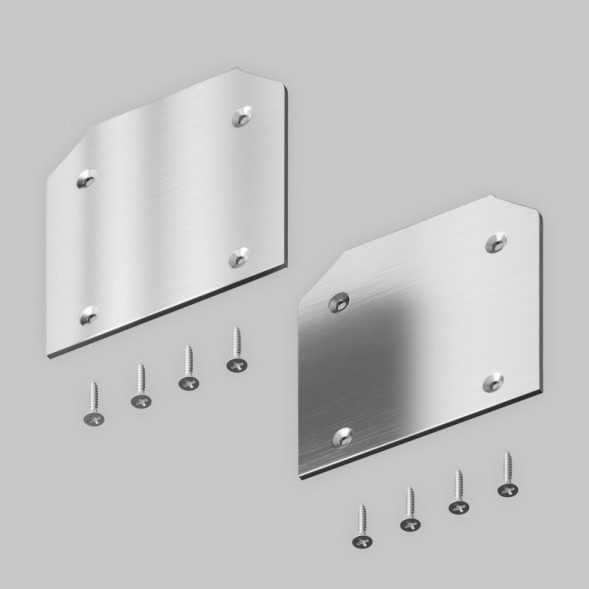 Заглушка для трекового шинопровода Maytoni Technical Magnetic track system Gravity в натяжной потолок TRA010MPEC-21S