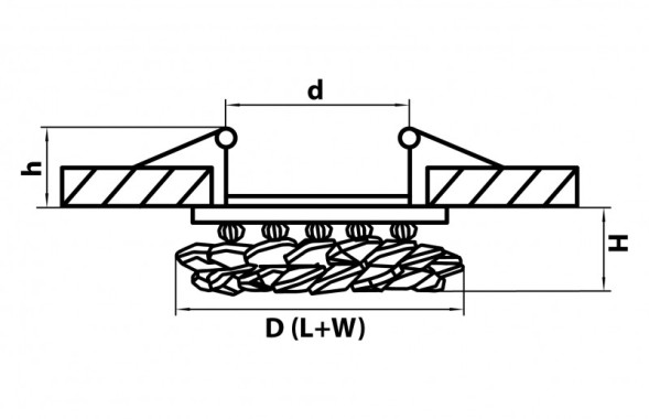 Встраиваемый точечный светильник Lightstar Onora 030302